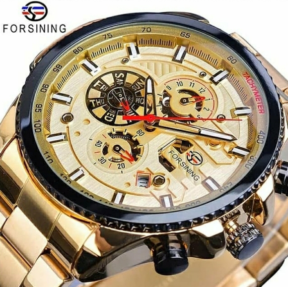 Auto mechanical luxury men's watch